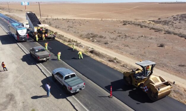 INVIERTEN MÁS DE 60 MDP EN CONSERVACIÓN DE LA RED CARRETERA FEDERAL DE BC