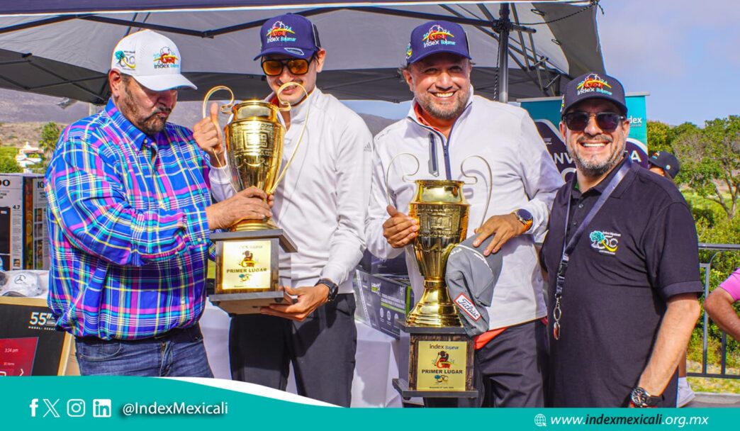 Se definieron los grandes ganadores de la Convivencia de Golf de INDEX Mexicali