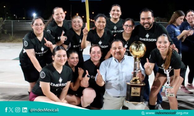 Se coronan Emerson y Collins como campeones en voleibol