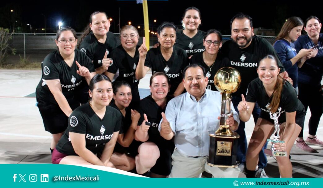 Se coronan Emerson y Collins como campeones en voleibol