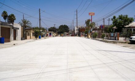 Invierten más de 7.5 mdp en obras viales en la calle México en Ensenada