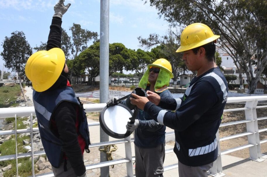 Cerrará XXIV Ayuntamiento de Ensenada con 45% de la renovación de luminarias