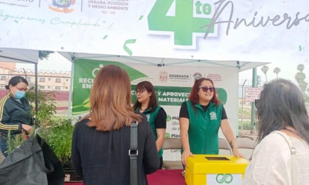 Suman más de 68 mil kilos de residuos en cuatro años de “Reciclando Ensenada”