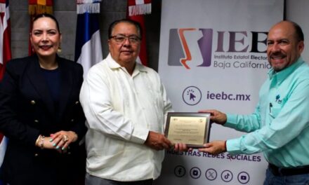 Reconoce IEE a INDEX Mexicali por fomentar la participación ciudadana