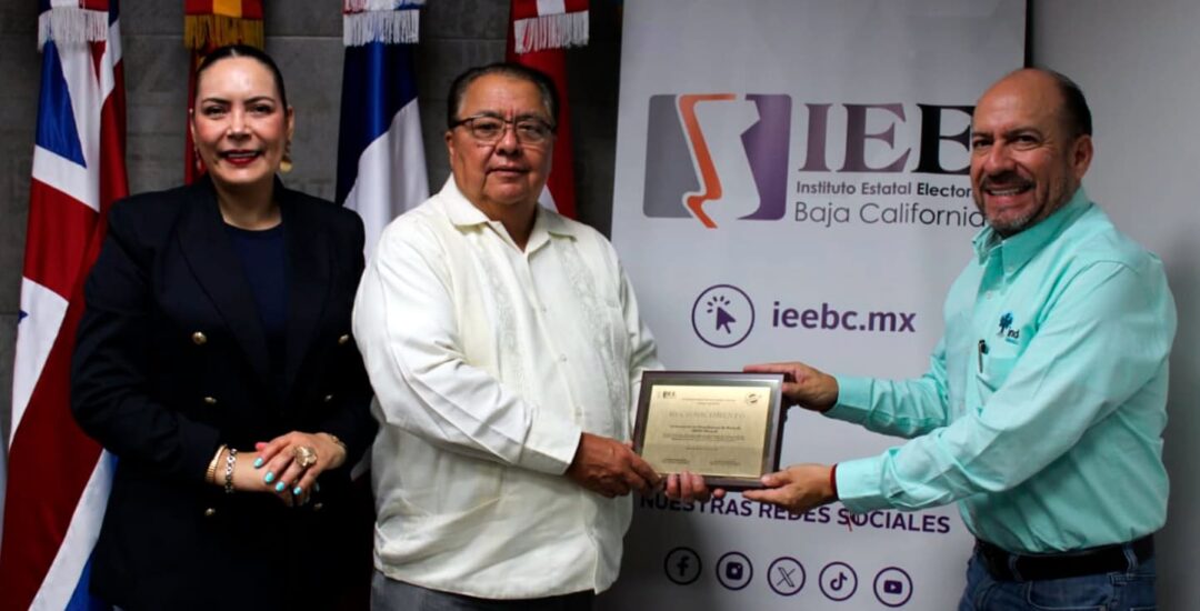 Reconoce IEE a INDEX Mexicali por fomentar la participación ciudadana