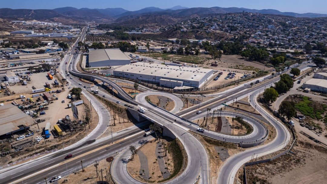 Inauguraron en Ensenada el Nodo Vial El Sauzal