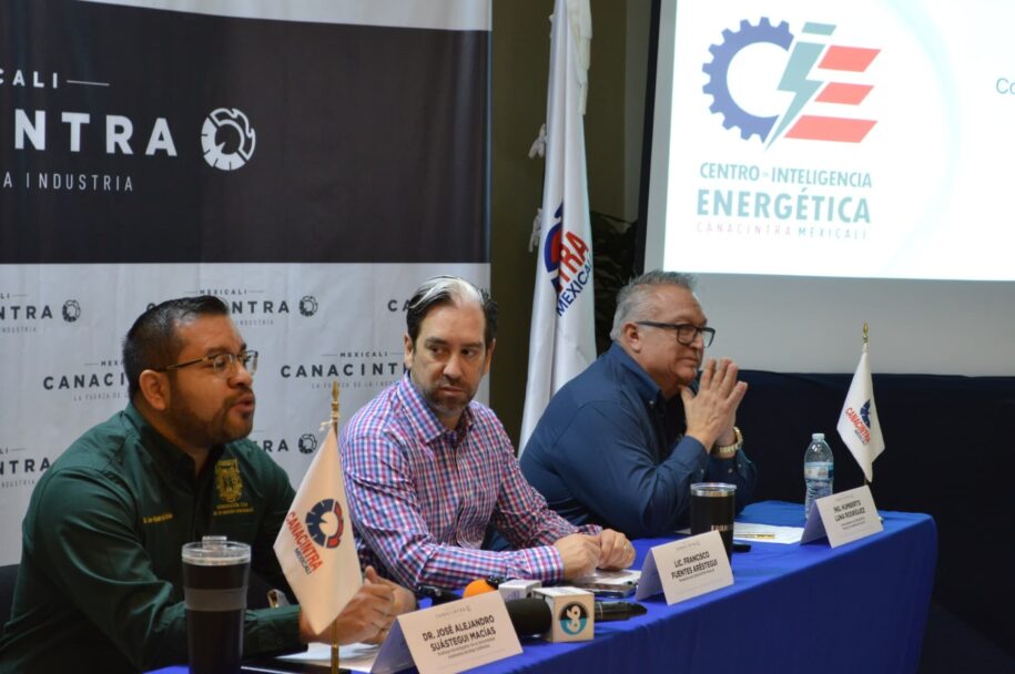 Presentaron el Centro de Inteligencia Energética de CANACINTRA Mexicali