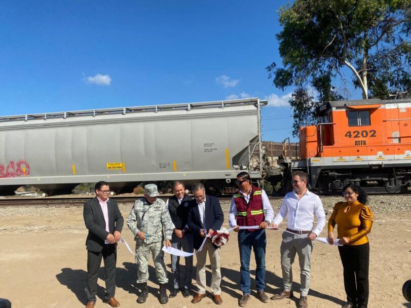 Inician obras para exportación de carga ferroviaria en Tijuana