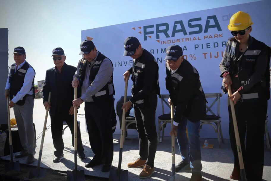 Colocaron primera piedra del Parque Industrial Frasa en Tijuana