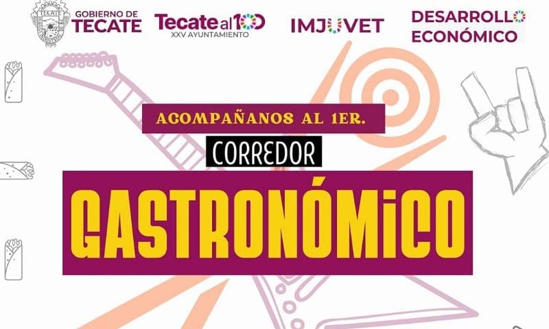 Invitan al 1er Corredor Gastronómico Juvenil