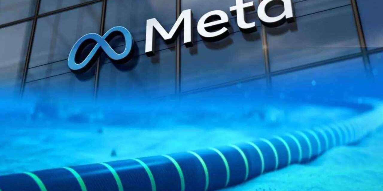 Extiende Meta un mega cable marino de 50 mil kilómetros