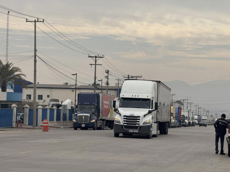 Permanecieron detenidas 30% exportaciones en la frontera de Tijuana